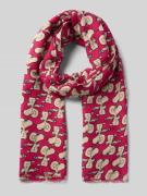 Codello Schal aus Viskose im Allover-Look in Pink, Größe 1