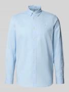 Scotch & Soda Regular Fit Freizeithemd mit Knopfleiste in Hellblau, Gr...