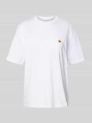Carhartt Work In Progress Oversized T-Shirt mit Label-Stitching in Wei...