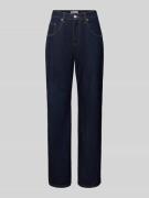 Review Relaxed Fit Jeans mit Eingrifftaschen in Dunkelblau, Größe 25