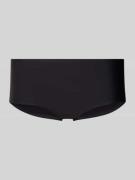 Triumph Slip mit Label-Detail in Black, Größe 36