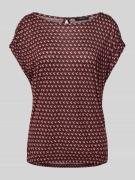 OPUS T-Shirt aus Viskose mit Kappärmeln Modell 'Sekadi minimal' in Bor...