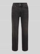 Only Straight Fit Jeans aus Baumwoll-Mix Modell 'EMILY' in Black, Größ...