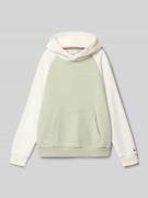 Tommy Hilfiger Teens Relaxed Fit Hoodie aus Baumwoll-Mix in Schilf, Gr...