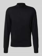 Scotch & Soda Strickpullover mit gerippten Abschlüssen in Black, Größe...
