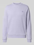 Scotch & Soda Sweatshirt mit Label-Detail in Lavender, Größe L