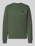 Scotch & Soda Sweatshirt mit Label-Detail in Oliv, Größe L