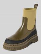 Marc Cain Bags & Shoes Chelsea Boots mit Logo-Applikation in Khaki, Gr...