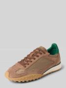 HOFF Sneaker aus Leder mit Label-Detail Modell 'BRIDGE' in Dunkelbraun...