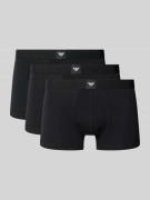 Emporio Armani Trunks mit elastischem Bund im 3er-Pack in Black, Größe...