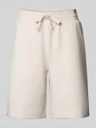 Christian Berg Woman Sweatshorts mit elastischem Bund in Ecru, Größe L