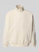 BLKVIS Trainingsjacke mit Label-Stitching in Offwhite, Größe L