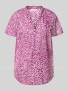 Marc O'Polo Regular Fit Blusenshirt aus reiner Baumwolle in Fuchsia, G...