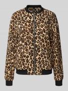 Vero Moda Regular Fit Blouson mit Allover-Muster Modell 'COCO' in Beig...