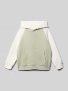 Tommy Hilfiger Kids Relaxed Fit Hoodie aus Baumwoll-Mix in Schilf, Grö...