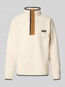COLUMBIA Sweatshirt mit Stehkragen in Offwhite, Größe L