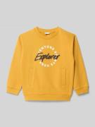 Mayoral Sweatshirt mit Eingrifftaschen in Senf, Größe 104