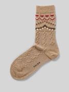 Falke Socken mit Kaschmir-Anteil und Strukturmuster Modell 'Specia' in...