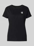 BOSS Orange Regular Fit T-Shirt aus reiner Baumwolle in Black, Größe L