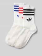 adidas Originals Socken mit Label-Detail im 3er-Pack in Weiss, Größe 3...