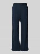 Christian Berg Woman Hose aus Viskose-Mix mit weitem Bein in Dunkelbla...
