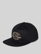 Les Deux Basecap mit Label-Stitching Modell 'Glen' in Black, Größe 1