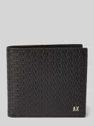 ARMANI EXCHANGE Portemonnaie mit Label-Details Modell 'BIFOLD COIN' in...