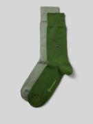 Burlington Socken mit Label-Details im 2er-Pack in Gruen, Größe 40-46
