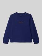 Jack & Jones Sweatshirt mit Label-Stitching Modell 'NORREBRO' in Blau,...