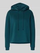 Pieces Regular Fit Hoodie aus Baumwoll-Mix Modell 'CHILLI' in Petrol, ...