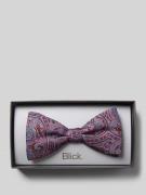 Blick Fliege aus Seide im Allover-Look Modell 'Jeremy' in Bordeaux, Gr...