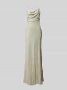 Unique Abendkleid in schimmernder Optik in Hellgruen, Größe 36