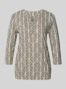 Soyaconcept Blusenshirt mit Tunika-Ausschnitt Modell 'FELICITY' in Bla...