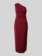 Jake*s Cocktail Cocktailkleid mit One-Shoulder-Träger in Bordeaux, Grö...