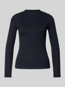 Christian Berg Woman Longsleeve mit Stehkragen in Black, Größe L
