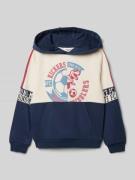 s.Oliver RED LABEL Regular Fit Hoodie aus Baumwoll-Mix in Marine, Größ...