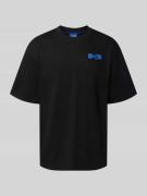 Hugo Blue Regular Fit T-Shirt aus reiner Baumwolle Modell 'NILTE' in B...