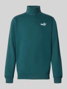 PUMA PERFORMANCE Sweatshirt mit Label-Stitching in Bottle, Größe L
