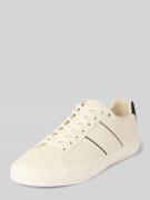 BOSS Low Top Sneaker mit Luftlöchern Modell 'AIDEN_TENN' in Weiss, Grö...