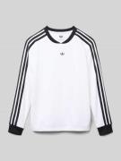 adidas Originals Longsleeve mit gerippten Abschlüssen in Weiss, Größe ...