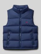 Polo Ralph Lauren Kids Steppweste mit Reißverschlusstaschen in Marine,...