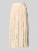 Guess Maxirock mit Reißverschluss Modell 'CHARLOTTE' in Sand, Größe L