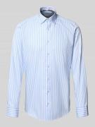 OLYMP Level Five Slim Fit Business-Hemd mit Knopfleiste in Bleu, Größe...