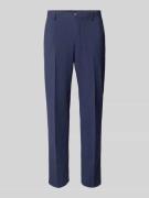 MCNEAL Slim Fit Anzughose mit Bügelfalten in Marine, Größe 102