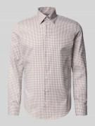 SEIDENSTICKER Slim Fit Business-Hemd mit Knopfleiste in Hellbraun, Grö...