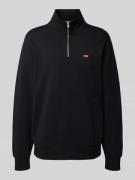 Levi's® Sweatshirt mit Label-Detail in Black, Größe L