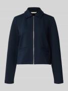 Tom Tailor Regular Fit Blazer-Jacke aus Baumwoll-Mix in Marine, Größe ...