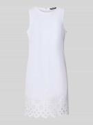 Lauren Ralph Lauren Minikleid mit Lochstickerei Modell 'RADELAH' in Of...