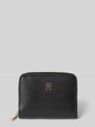 Tommy Hilfiger Portemonnaie mit Logo-Applikation in Black, Größe 1