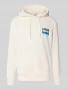 Tommy Jeans Regular Fit Hoodie aus reiner Baumwolle in Offwhite, Größe...